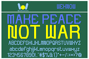 make peace font, a Font by weknow (Thumbnail 3 of 5)
