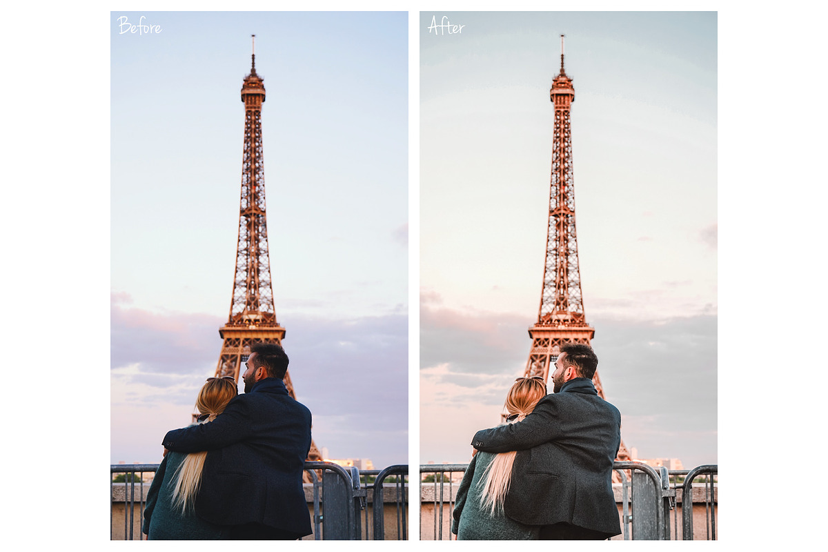 One day in Paris Lightroom Presets preview 7