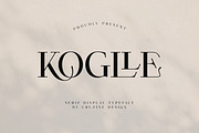 Koglle Elegant Serif, a Serif Font by Cruzine (Thumbnail 1 of 8)
