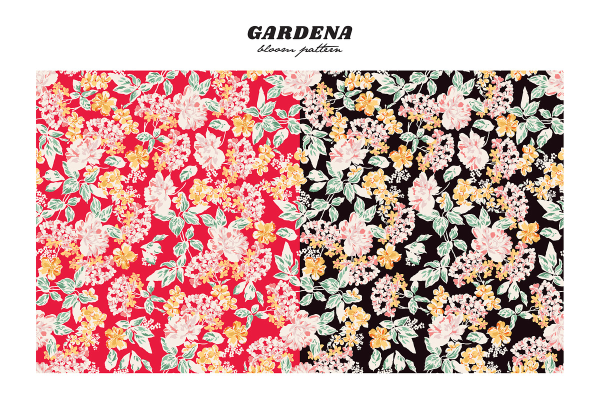 Watercolor Floral, Print Patterns, a Pattern Graphic by ASTUDIO (Photo 9 of 10)