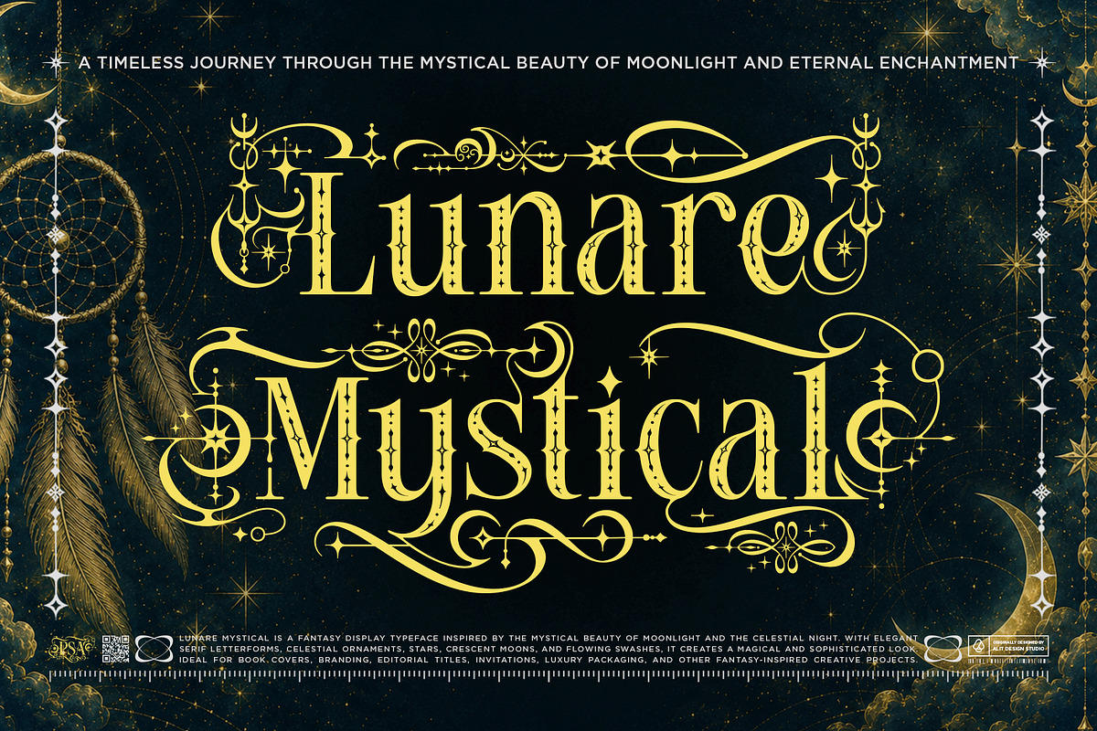 Silveria Magic Typeface, a Blackletter Font by alit design (Photo 11 of 17)