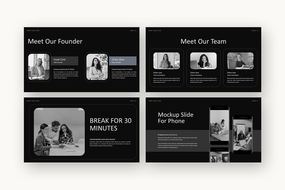 Taka : Pitch Deck Kit Keynote, a Presentation Template by Punkl Camp (Photo 12 of 16)