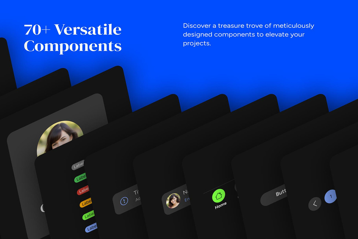 Remote Work & Collaboration UI Kit, an UI Kit Template by Creative Perspective (Photo 5 of 6)
