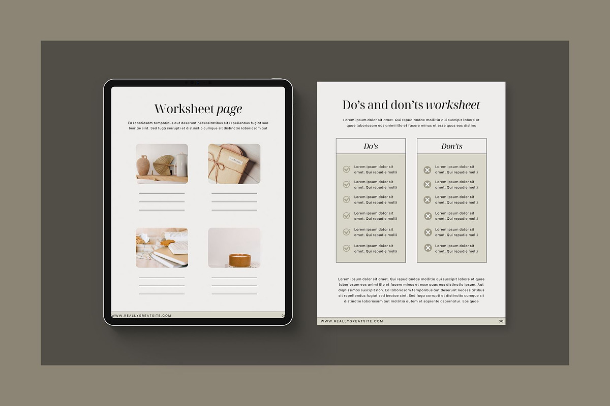 Clara Course Workbook Canva Template, a Templates & Theme by BoldNStudio (Photo 14 of 16)