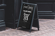 Sidewalk Sign PSD Mockup, a Product Mockup by Emilly Studio (Thumbnail 2 of 3)