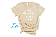 Bella Canvas TShirt Mockups On White, a Shirt Mockup by lock and page (Thumbnail 28 of 92)