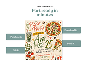 Hand Drawn Adult Birthday Invite, an Invitation Template by heynomi (Thumbnail 17 of 20)