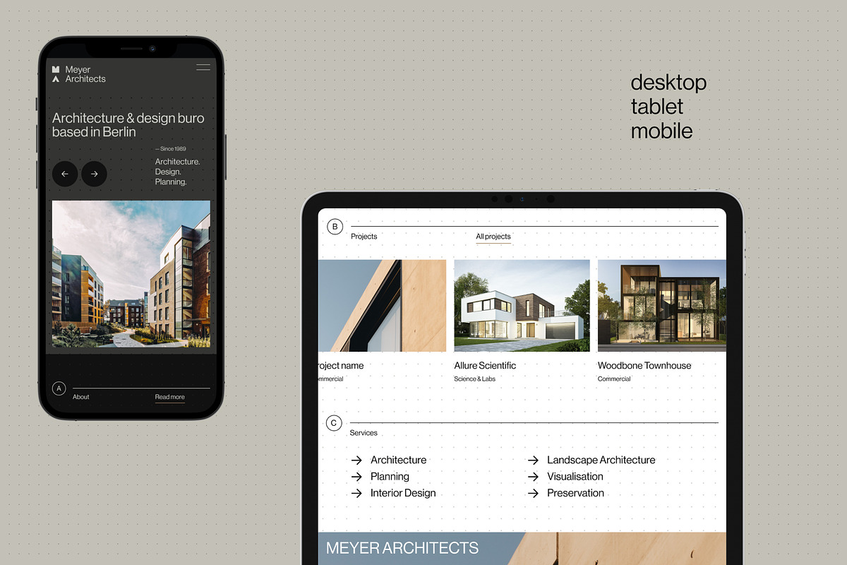 MA — Architecture Figma Template, a Landing Page Template by Spartak Vee (Photo 4 of 10)