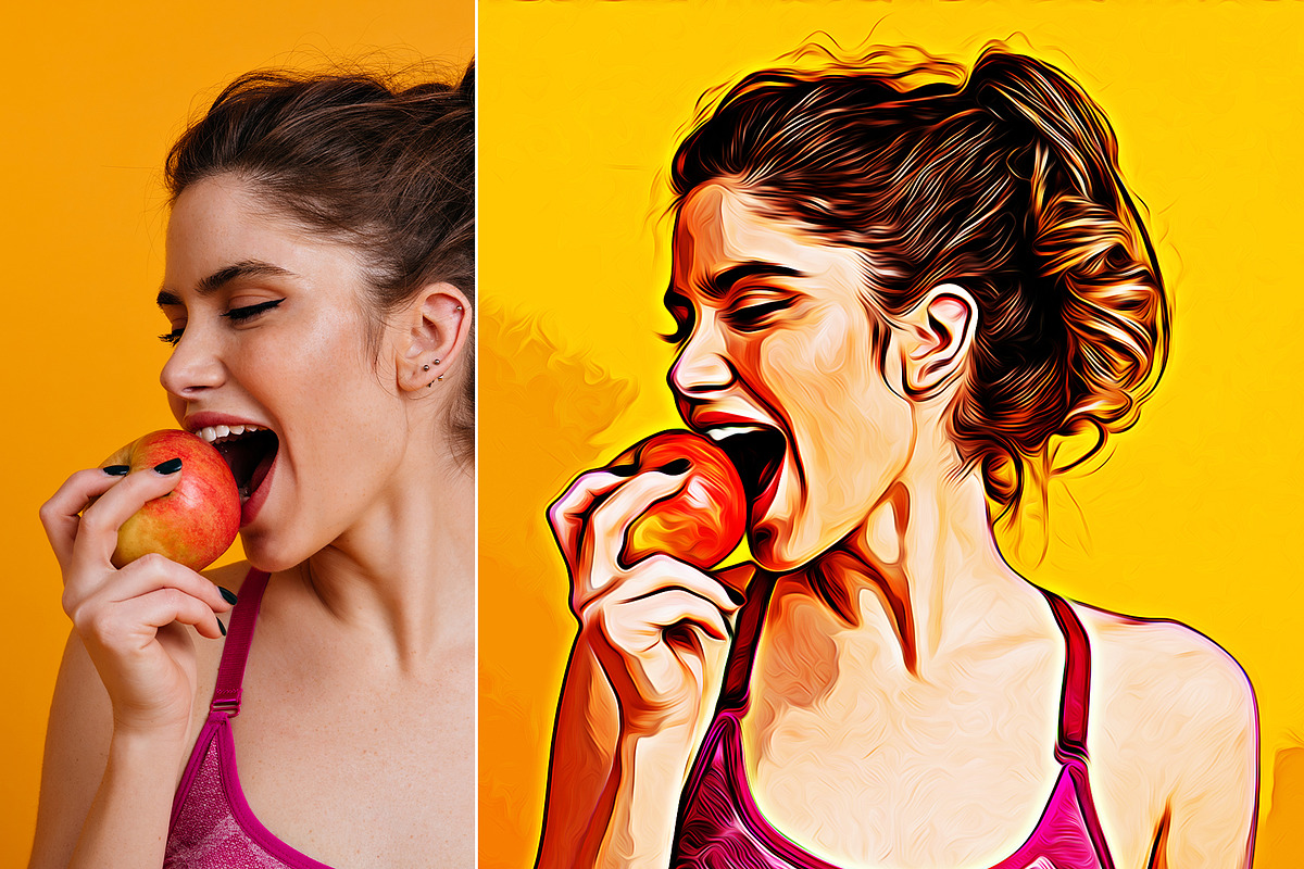 Digital Oil Painting, an Action Add-On by DesignCave (Photo 4 of 5)