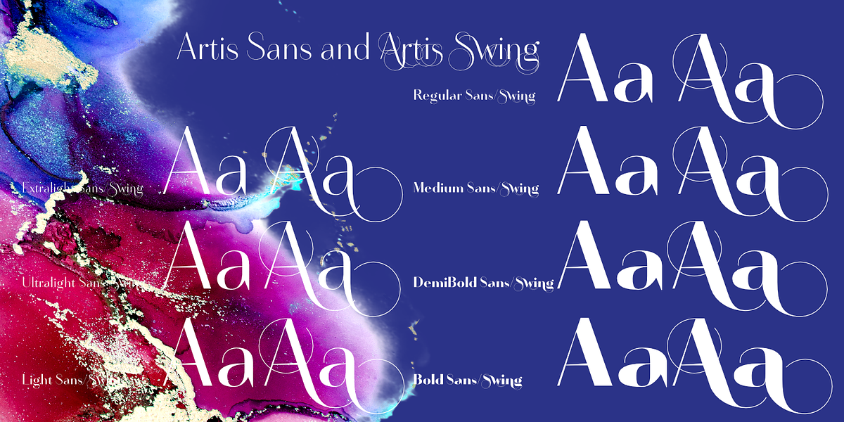 Artis, a Sans Serif Font by Wiescher-Design (Photo 4 of 13)