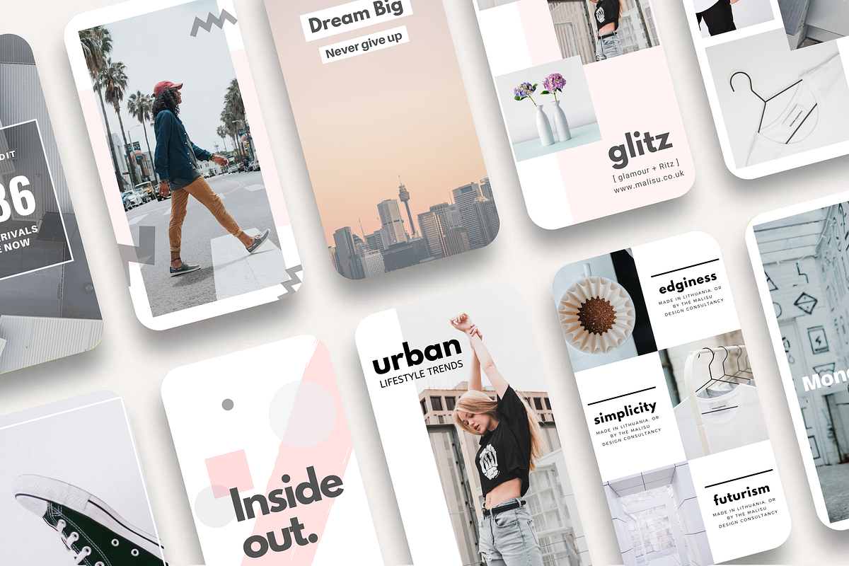 Urban Canva Social Media Templates, a Social Media Template by 9inchideas (Photo 4 of 8)