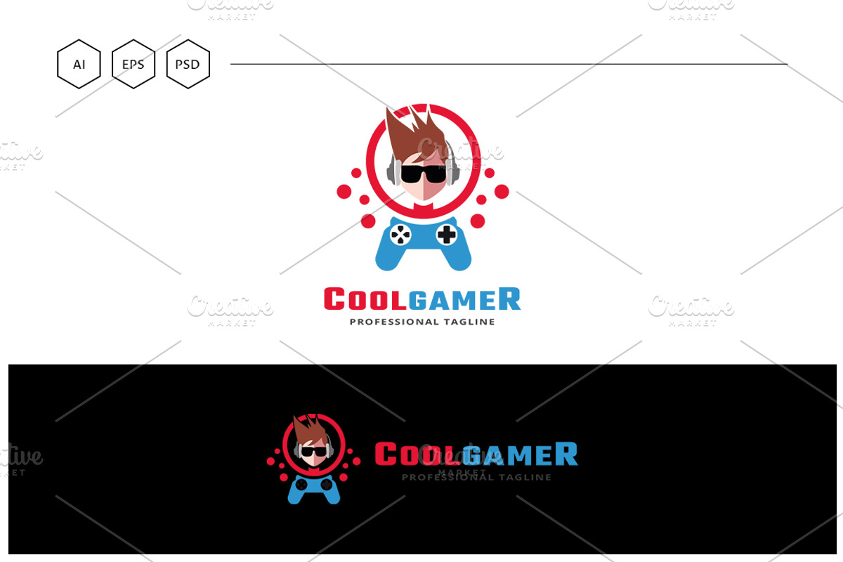Cool Gamer Logo, a Branding & Logo Template by Design_Planet (Photo 5 of 5)