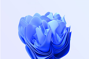 Abstract Background With Blue Wavy