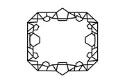 Polygon Frame & Label Bundle, an Illustration by Creativeshirt (Thumbnail 9 of 51)