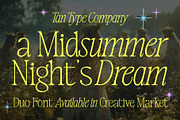 TAN-MIDSUMMER- DUO FONT, a Serif Font by TanType (Thumbnail 1 of 10)