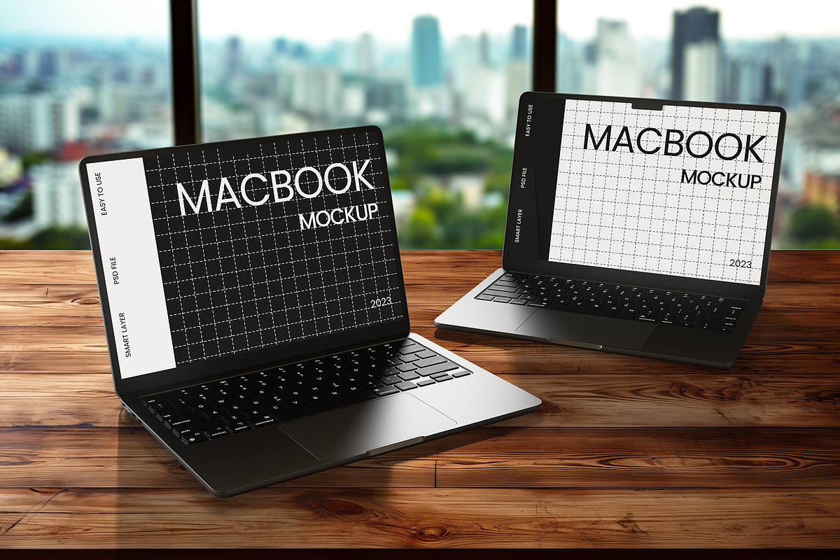 MacBook Mockup Pack, a Mac Mockup by Allfriday Studio (Photo 4 of 5)