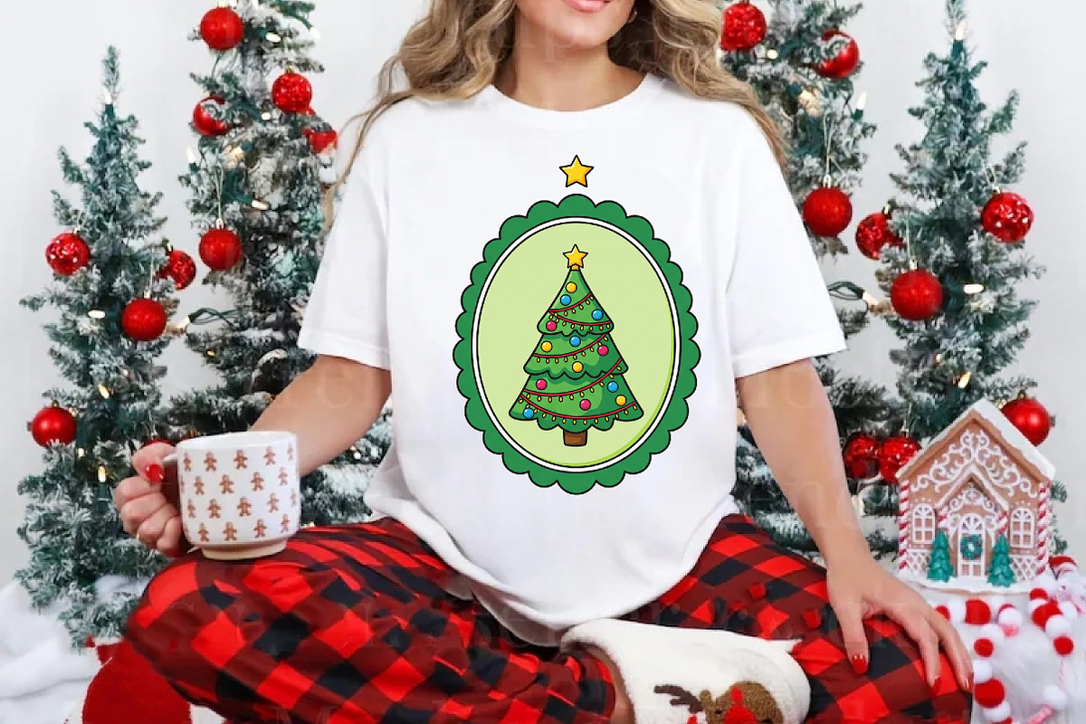 Christmas Coquette Frame Clipart Bun, an Illustration by Libby Wishes (Photo 8 of 8)