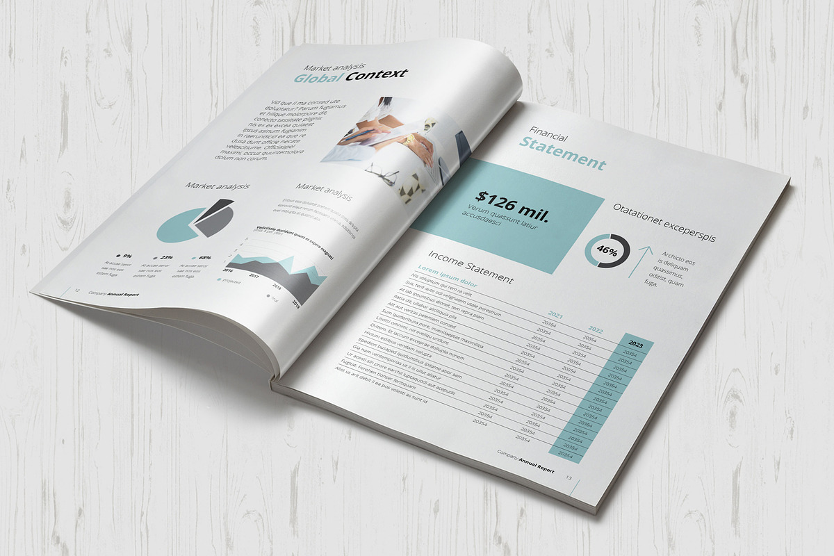 Annual Report Template, a Templates & Theme by Sabin (Photo 5 of 5)