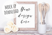 Rustic Frame Mockup Photo Bundle, a Print Template by Pixomize (Thumbnail 6 of 9)
