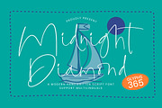 Midnight Diamond, a Script Font by Integritype Studio (Thumbnail 1 of 15)