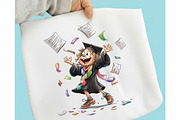 Whimsical Graduation Kids Clipart, a Person Illustration by designcity5 (Thumbnail 3 of 5)