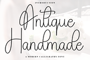 Antique Handmade, a Handwritten Font by FreshTypeINK (Thumbnail 1 of 8)