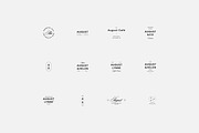 August Logo Kit - Ps Ai Id Eps Canva, a Branding & Logo Template by Aprilea (Thumbnail 8 of 11)