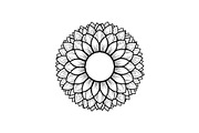 Floral Mandala Circle Frame Bundle, an Illustration by Gaye Art (Thumbnail 37 of 51)