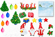 Gnomes Clipart Christmas clipart, an Illustration by vivastarkids (Thumbnail 2 of 6)