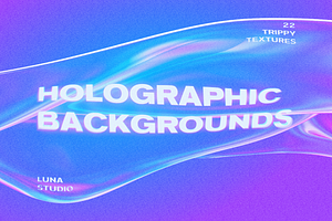 Holographic Grainy Backgrounds