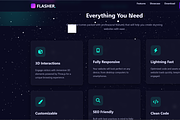 Flasher 3D – Animated Landing Page, a Landing Page Template by Modern Templates Studios (Thumbnail 2 of 4)