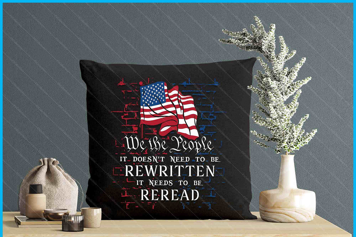 U.S. Flag Patriot Quote SVG PNG, a Graphic by Creativeusart (Photo 4 of 4)