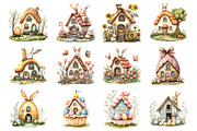 Easter Bunny House Clipart, an Illustration by Design Market (Thumbnail 3 of 3)