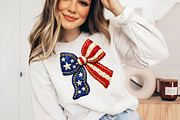 Patriotic American Flag Bow Png, an Illustration by Designworld (Thumbnail 3 of 5)