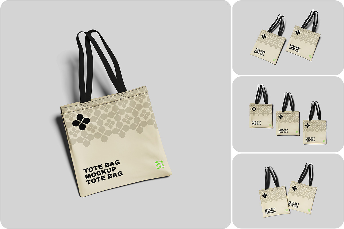 Tote Bag Mockup Tote Bag, an Advertising Mockup by AnasStudio (Photo 1 of 5)