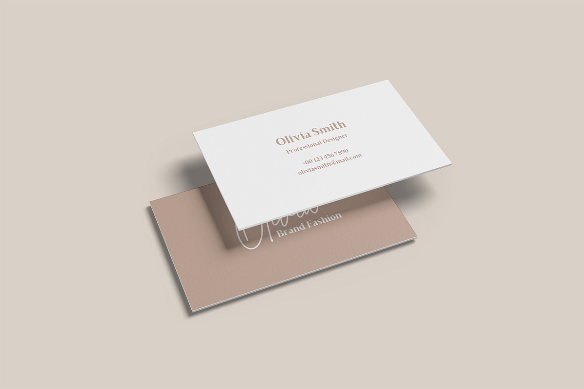 Business Card Mockup Bundles, a Business Card Template by Graphic Aesthetic (Photo 10 of 22)