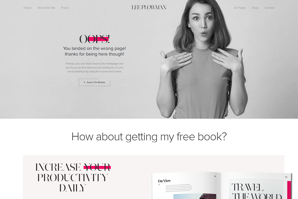 Lee Plowman WordPress Theme, a WordPress Template by Cubex Design (Photo 7 of 13)