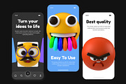 3D Emoji Icons, an Emoji Icon by Vectors Market (Thumbnail 4 of 10)