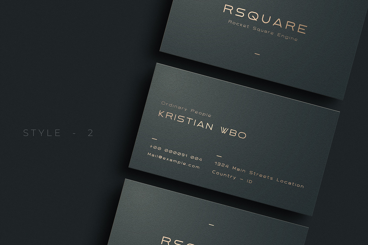 Stylist Business Cards Template, a Business Card Template by Ctrl space studio (Photo 3 of 6)