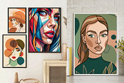 Empowered Women Wall Art, a Wallpaper Graphic by Helospace (Thumbnail 7 of 10)