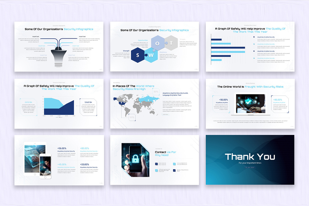 Cybersecurity Presentation Template, a Presentation Template by SlideStack (Photo 5 of 5)