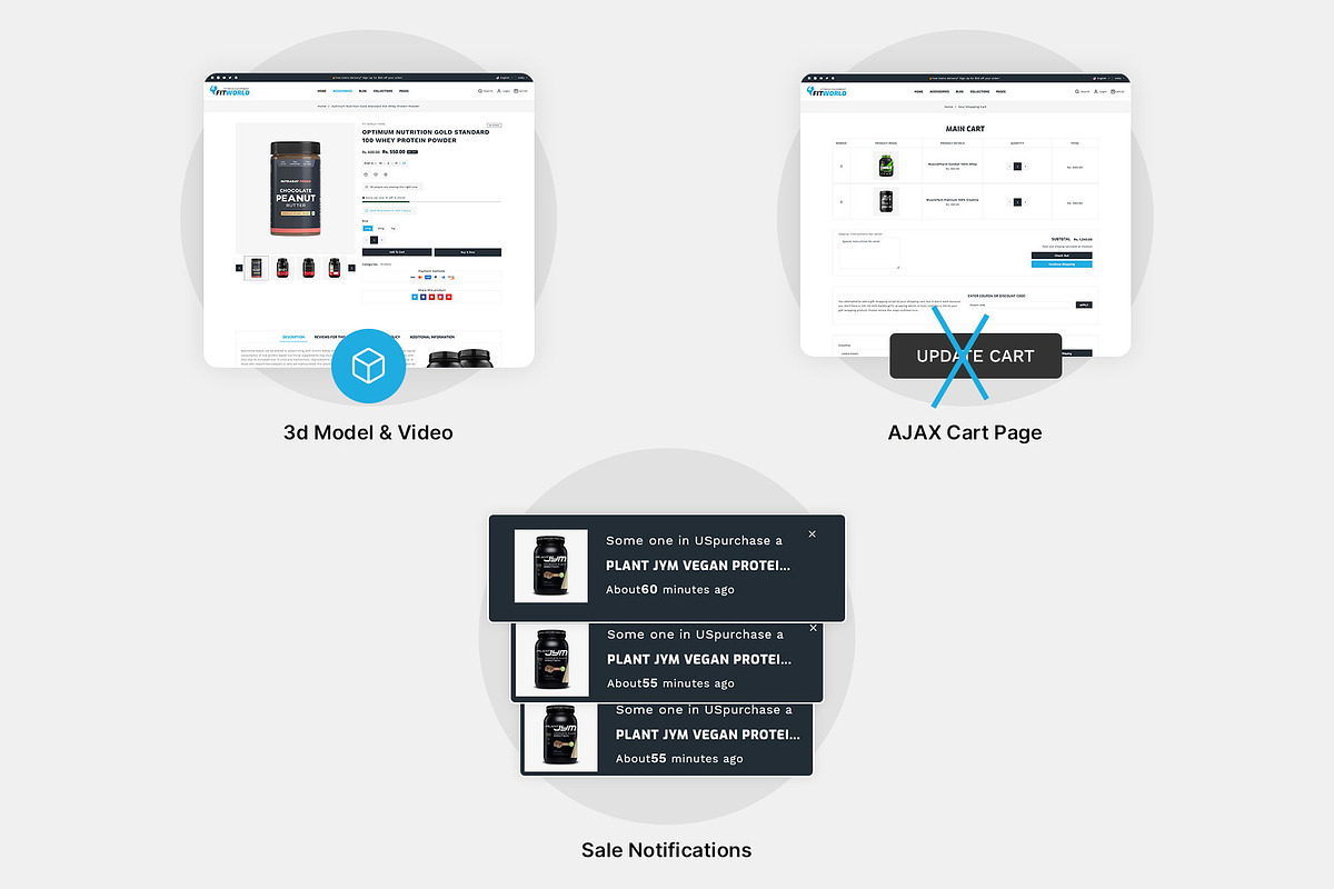 Gym Body Fitness Shopify Theme, a Shopify Template by LogicGo Shopify Experts (Photo 5 of 8)