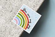 Cute doodle post card designs set, a Background Graphic by Good Studio (Thumbnail 6 of 11)