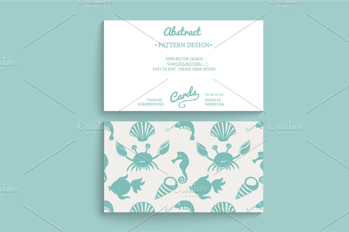 Pattern with sea live preview 2