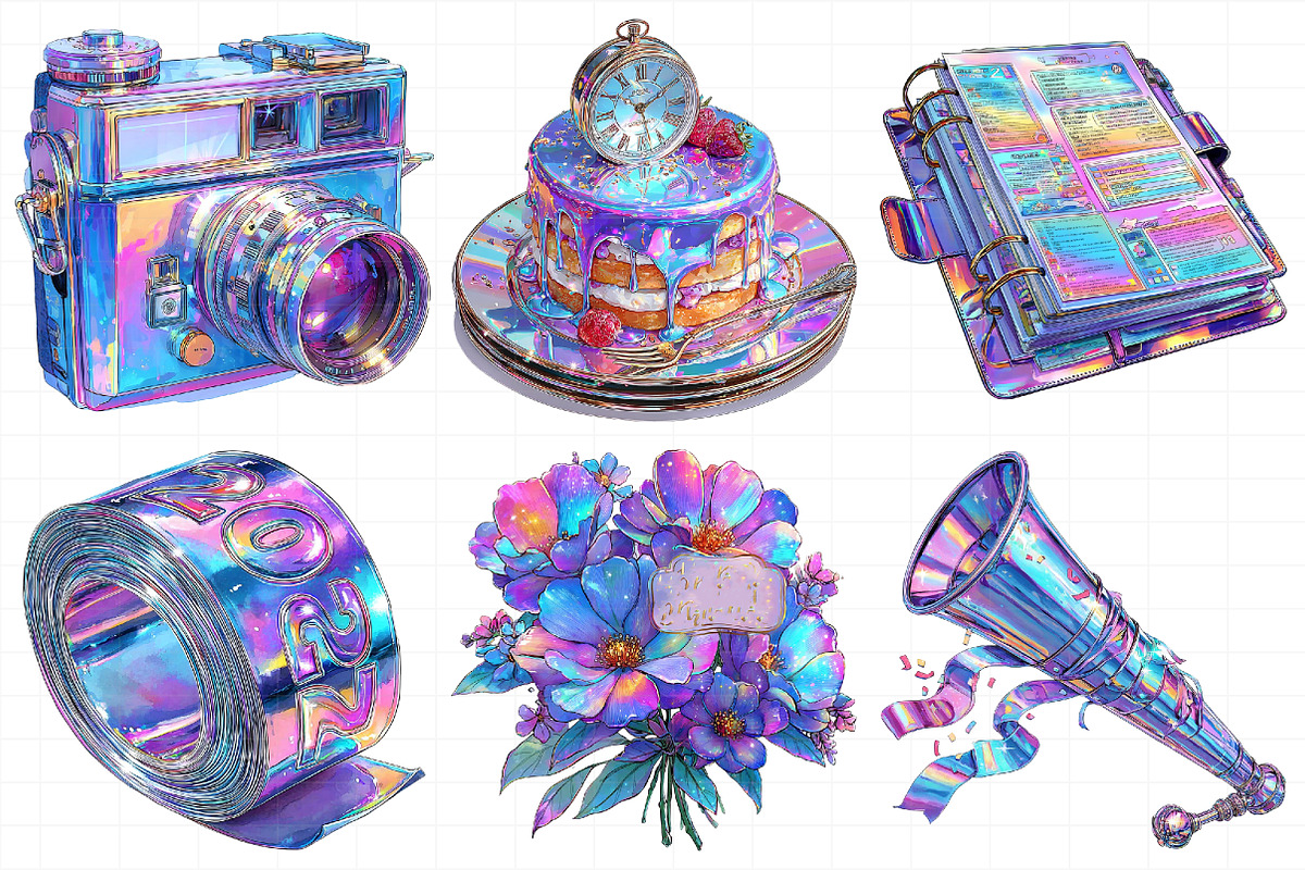 New Year Clipart, an Illustration by Daily.Designs (Photo 4 of 5)