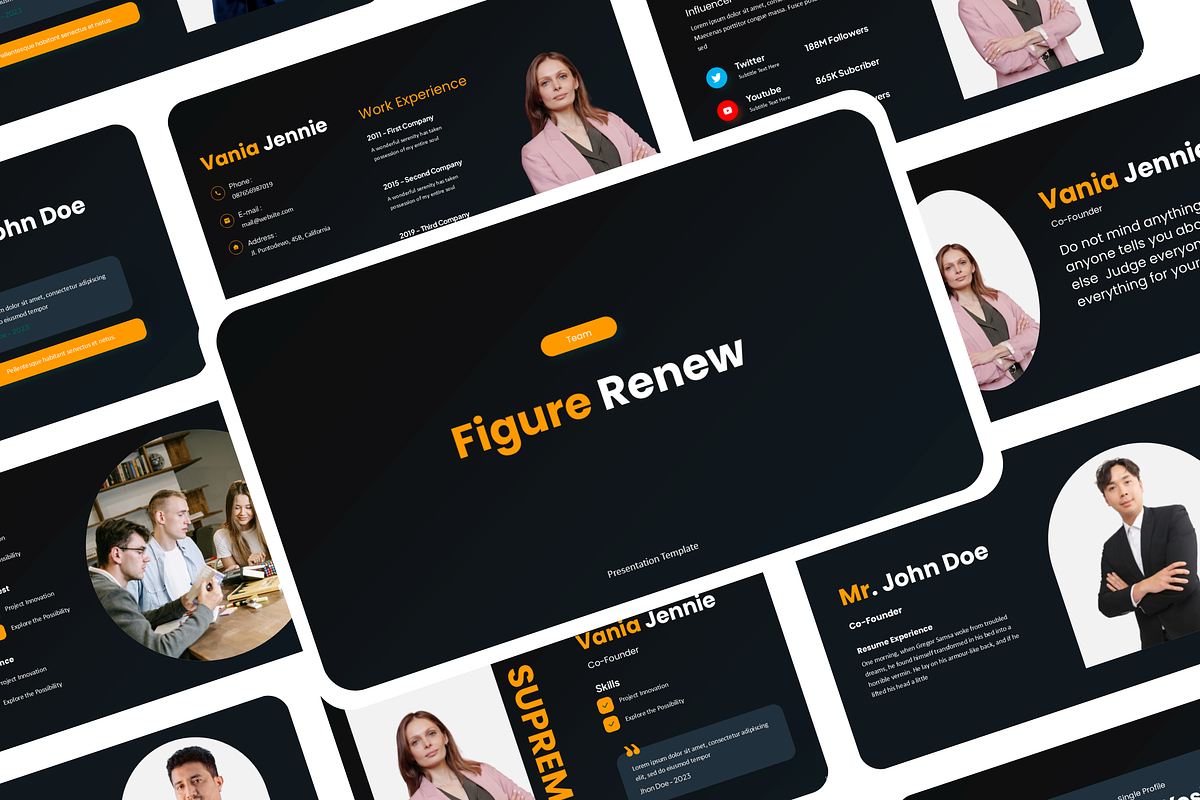 600+ Powerpoint Slides Bundle, a Presentation Template by Hammad Arif (Photo 13 of 27)