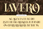 Lavero - Modern Ligatures Font, a Serif Font by Nirmana Visual (Thumbnail 7 of 8)