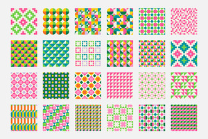 Simple Geometric Seamless Patterns