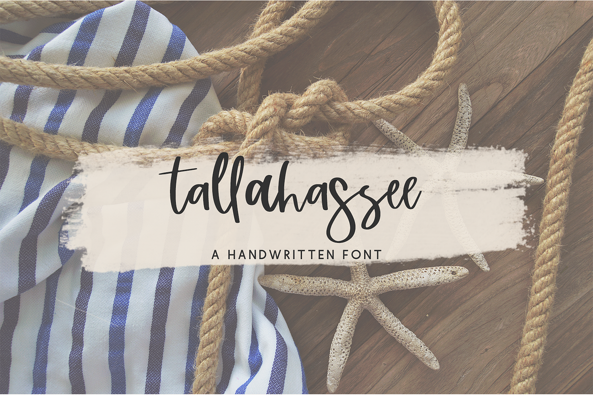 Tallahassee Script, a Script Font by Beck McCormick (Photo 1 of 10)