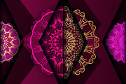 Mandala Vector Pattern Graphics Pack, a Background Graphic by NJ Himel (Thumbnail 8 of 91)